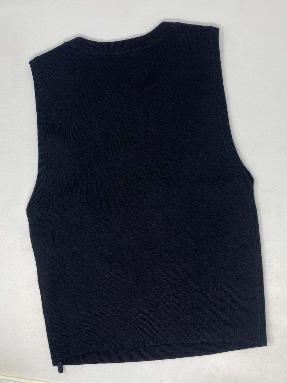 Alice + Olivia Amity Black Embellished Wool Tank Top Small NWT - Picture 11 of 12